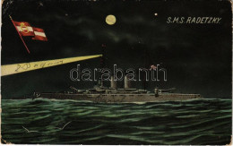 * T3 1911 SMS Radetzky Az Osztrák-Magyar Haditengerészet Radetzky-osztályú Csatahajója Este / K.u.K. Kriegsmarine / Aust - Ohne Zuordnung