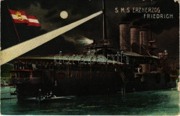 T3 1909 SM Schiff Erzherzog Friedrich K.u.K. Kriegsmarine / SMS Erzherzog Friedrich Az Osztrák-Magyar Haditengerészet Pr - Unclassified