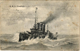 * T3 1908 SMS Erzherzog Friedrich K.u.K. Kriegsmarine / SMS Erzherzog Friedrich Az Osztrák-Magyar Haditengerészet Pre-dr - Ohne Zuordnung
