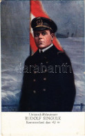 ** T1 K.u.k. Kriegsmarine Linienschiffsleutnant Rudolf Singule Kommandant Des Unterseeboot 4 / S.M. U-IV Osztrák-magyar  - Non Classés