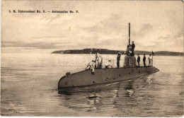 ** T1 S.M. U-V Osztrák-magyar Tengeralattjáró / K.u.k. Kriegsmarine Unterseeboot V / Austro-Hungarian Navy Submarine "U  - Non Classés