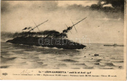 ** T2/T3 Le "Léon Gambetta" Coulé Le 26 Avril 1915 / Osztrák-magyar (K.u.k. Kriegsmarine) Tengeralattjáró által Megtorpe - Non Classificati