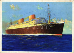 ** T2/T3 Vierschrauben-Turbinen-Schnelldampfer "Europa" Norddeutscher Lloyd Bremen / German Ocean Liner Steamship S: Rob - Ohne Zuordnung