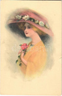 ** T3 Lady Art Postcard (kis Szakadás / Small Tear) - Non Classés