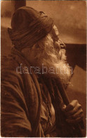 ** T2 A 110 Years Old Jew Of Tiberias. Judaica - Phot. S. Narinsky / 110 éves Zsidó Férfi. Judaika - Ohne Zuordnung