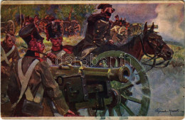 ** T2/T3 Artylerya W Ogniu / Artillerie Im Feuer / WWI Austro-Hungarian K.u.K. Military Art Postcard, Artillery S: W. Ko - Ohne Zuordnung