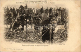 * T2/T3 Fetes Franco-Russes De 1901. Les Manoeuvres De L'Est, Attaque Du Fort De Fresnes. La Genie Detruisant Les Defens - Unclassified