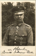 T2/T3 1917 Eberhard Von Hofacker Generelleutnant / WWI German Military, Lieutenant General Hofacker (EK) - Unclassified