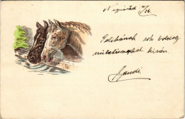 * T2/T3 Lovak / Horses. Emb. Litho (EK) - Ohne Zuordnung