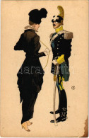 ** T2/T3 Elegáns Katonatiszt és Hölgy. Ed. R.A. Serie 101. Litho (fl) - Ohne Zuordnung