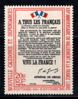 Nouvelle-Calédonie 1965 Mi. 413 Neuf ** 100% Virement, 20 Fr, Document - Neufs