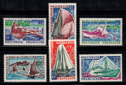 Polynésie Française 1966 Yv. 36-41 Neuf ** 100% Navires - Neufs