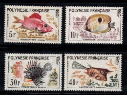 Polynésie Française 1962 Yv. 18-21 Neuf ** 100% Poissons - Unused Stamps