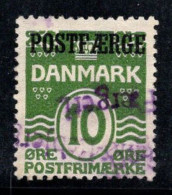 Danemark 1922 Mi. 5 Oblitéré 100% Colis Postaux 10 O, Roi Christian X - Paketmarken