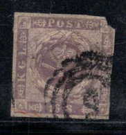 Danemark 1854 Mi. 6 Oblitéré 20% 16 S, Couronne, Armoiries - Used Stamps