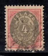 Islande 1900 Mi. 20 Oblitéré 100% 4 A - Used Stamps