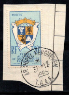 Territoire Antarctique Français TAAF 1959 Yv. 15 Oblitéré 100% 20 F, Armoiries - Oblitérés