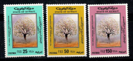 Koweït 1989 Mi. 1203-1205 Neuf ** 100% Arbre, Semaine De L'environnement - Kuwait