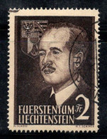 Liechtenstein 1955 Mi. 332 Oblitéré 100% 2 Fr, Prince Franz I - Usados