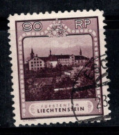 Liechtenstein 1930 Mi. 104A Oblitéré 100% 90 Rp, Monastère De Schellenberg - Gebraucht