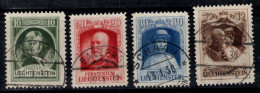 Liechtenstein 1929 Mi. 90-93 Oblitéré 100% Prince Freancesco I - Gebraucht