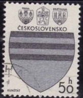 TCHECOSLOVAQUIE -  Armoiries De Ville : Kunstat - Used Stamps