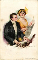 T2/T3 1914 "The Love Song" Lady Art Postcard, Romantic Couple. Reinthal & Newman S: T. Earl Christy (EK) - Ohne Zuordnung