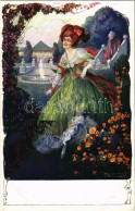 ** T2/T3 Lady Art Postcard. B.K.W.I. 590-5. S: Welzl - Zonder Classificatie