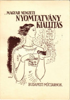 * T2/T3 Magyar Nemzeti Nyomtatvány Kiállítás, 1937. Aug. 15 - Szept. 15. Budapest, Műcsarnok / Hungarian National Print  - Sin Clasificación