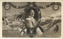** T2/T3 Deutschlands Schirm Und Schutz 1888-1913 / Wilhelm II, German Emperor, Patriotic Propaganda (EK) - Non Classés