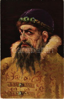 ** T3 Rettegett Iván / Ivan The Terrible S: V.M. Vasnetsov (ragasztónyom / Gluemark) - Non Classificati