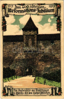 * T2/T3 1917 Zum 400 Jährigen Reformations-Jubiläum 1517-1917. Die Außenseite Der Stadtmauer In Worms Mit Dem Luther-Pfö - Sin Clasificación