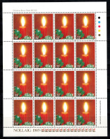 Irlande 1985 Mi. 583 Mini Feuille 100% Neuf ** Bougie De Noël - Blocks & Sheetlets