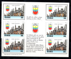 Irlande 1988 Mi. 642 Mini Feuille 100% Neuf ** Bâtiments à Dublin,28 (P)... - Blocs-feuillets