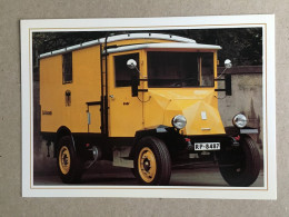 Germany Anniversary 500th German Post Office Paketzustellwagen Hans Lloyd 1928 Post Mail Car - Camions & Poids Lourds