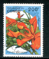 CONGO- Y&T N°985- Oblitéré (fleurs) - Gebraucht