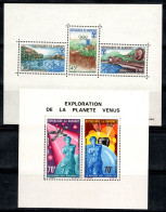 Dahomey 1967-68 Mi. Bl.10,12 Bloc Feuillet 100% Jeux Olympiques,Planète Vénus - Altri - Africa