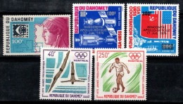 Dahomey 1975 Neuf ** 100% Poste Aérienne Apollo-Soyouz, ARPHILA'75, Jeux Olympiques - Altri - Africa