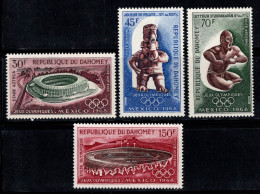 Dahomey 1968 Mi. 360-63 Neuf ** 100% Poste Aérienne Jeux Olympiques D'été, Mexique - Altri - Africa