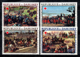 Dahomey 1968 Mi. 352-55 Neuf ** 100% Poste Aérienne Peintures De Batailles - Altri - Africa