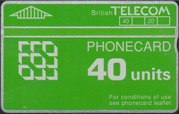 UK - British Telecom L&G  BTD025 - 5th Issue Phonecard Definitive - 40 Units - 121E - BT Definitive