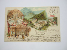 OPPENAU , Bad Antogast , Colorkarte  1899 - Oppenau