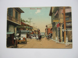 Philippinen , Manila , Strasse, Schöne Karte Um 1914 - Philippines