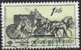 TCHECOSLOVAQUIE - Exposition Au Musée Postal Du Transport Hippomobile : Malle- Poste (1830-1840) - Gebruikt