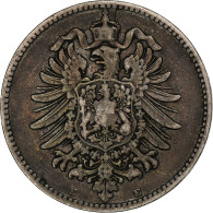 Empire Allemand, Wilhelm I, Mark, 1886, Dresde, Argent, TTB, KM:7 - 1 Mark
