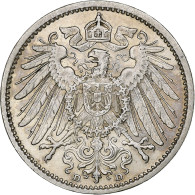 Monnaie, GERMANY - EMPIRE, Wilhelm II, Mark, 1909, Munich, TTB+, Argent, KM:14 - 1 Mark