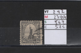 PRIX FIXE Obl 242 YT 279A MIC US567 SCOT US575 GIB  Statue De La Liberté 1922 1925 Etats Unis 58/08 - Used Stamps