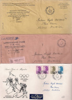ENV 43 . 1986 à 1992 . 20 Enveloppes . Affranchissements Mécaniques .  Saint-Pierre Et Miquelon . - Briefe U. Dokumente