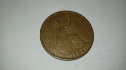 BS3 / ONE PENNY 1964 ELIZABETH II DEI GRATI REGINA F D - Otros & Sin Clasificación