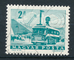 Timbre : MAGYAR POSTA, HONGRIE, 1963, Bus, Autocar, 2 Ft, Oblitéré - Bus